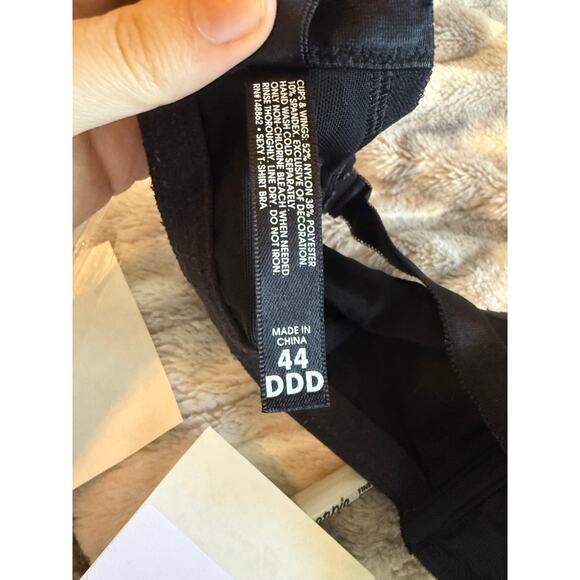 Torrid Curve 44DDD Gray/Black Comfy Staple Bra Intimate Sleepwear Daily - Picture 5 of 6